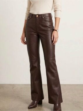 Genuine Leather Pants - Size 6T